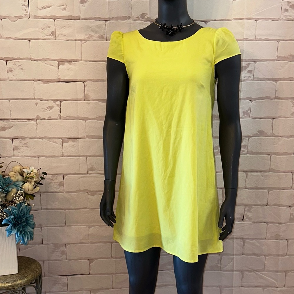 Vibrant Yellow Mini Dress